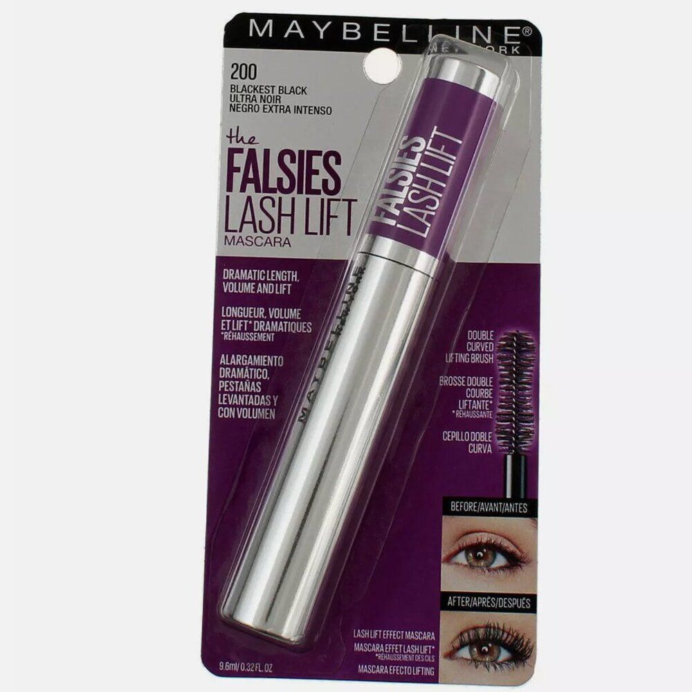 Maybelline The Falsiesโ Lash Lift Mascara, Blackest Black, 0.32 fl oz